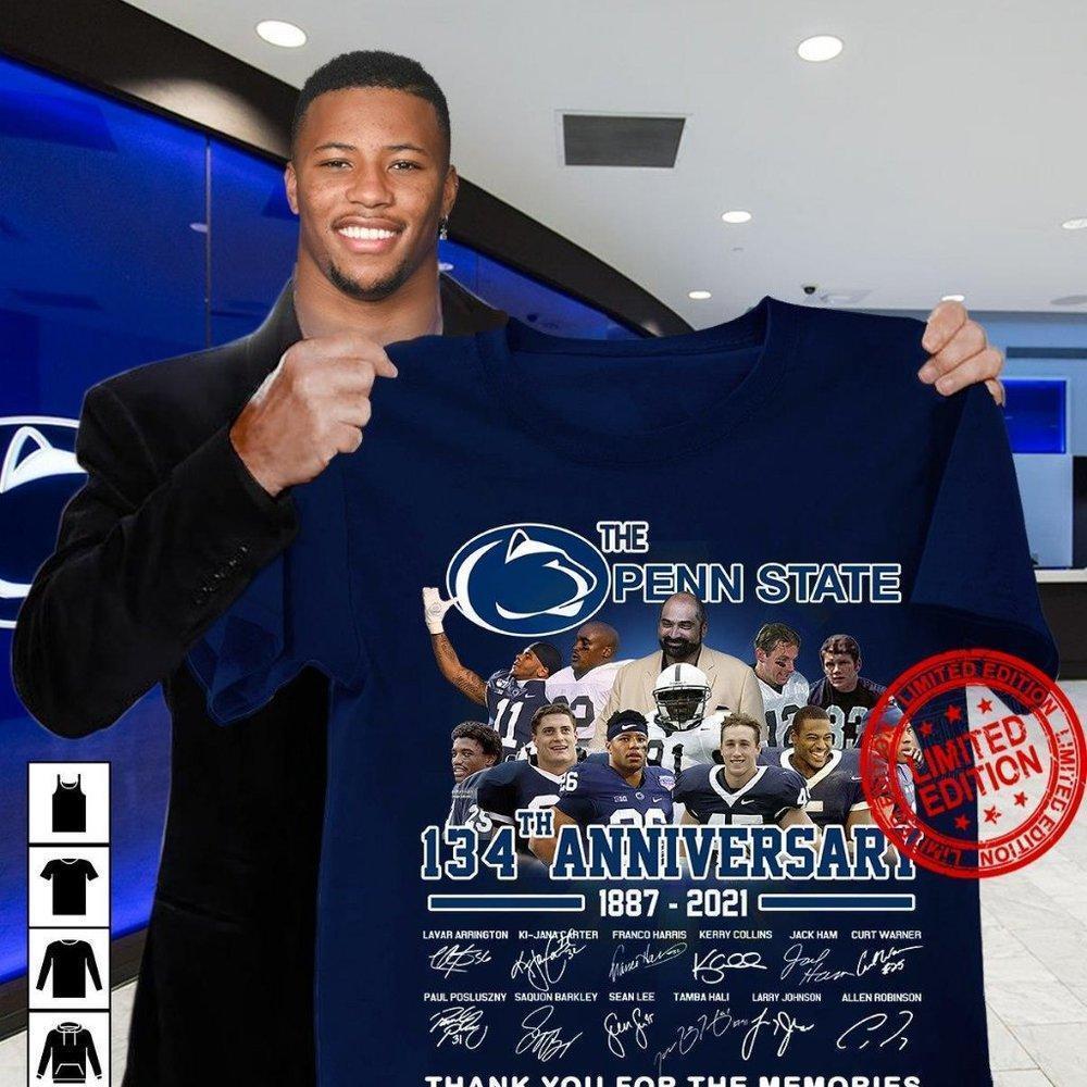 The Penn State 134Th Anniversary Unisex T-shirt